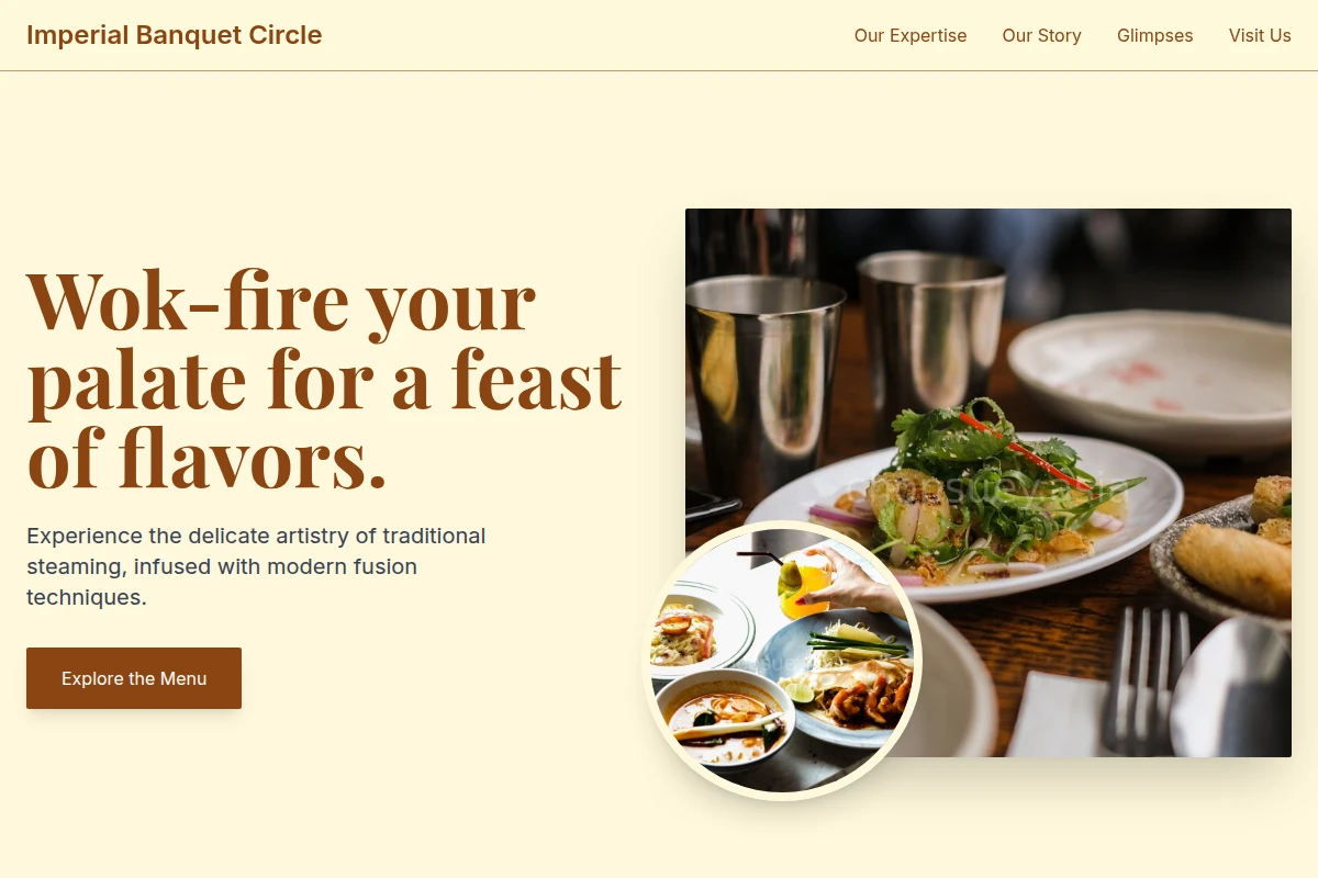 Steamer Asian Fusion Food