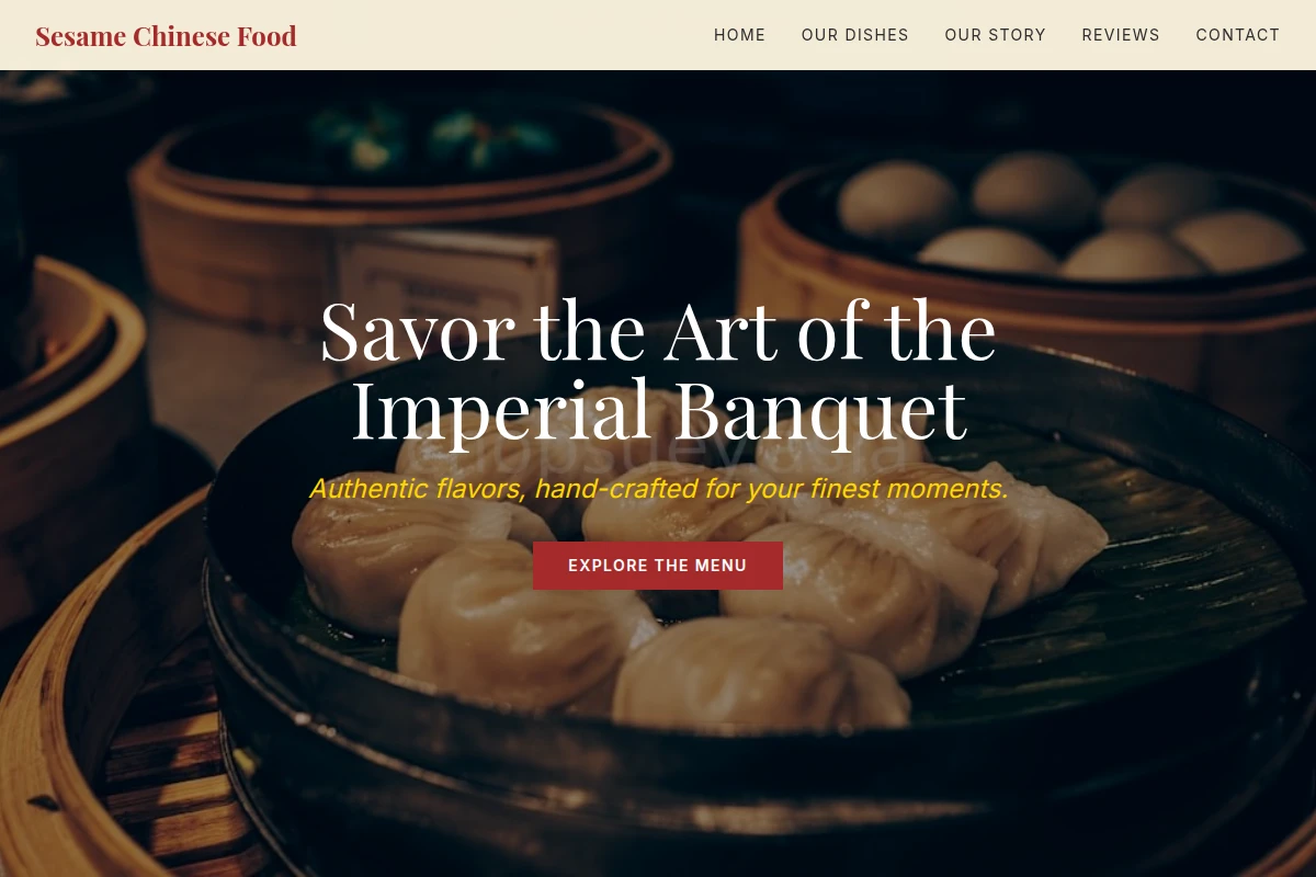 Sesame Chinese Food